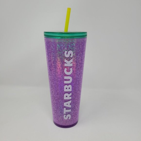 Starbucks 2022 Summer Back To School Purple Bubble Emoji Venti Cold Cup Tumbler - Picture 1 of 8